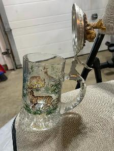 deer hunting beer mug