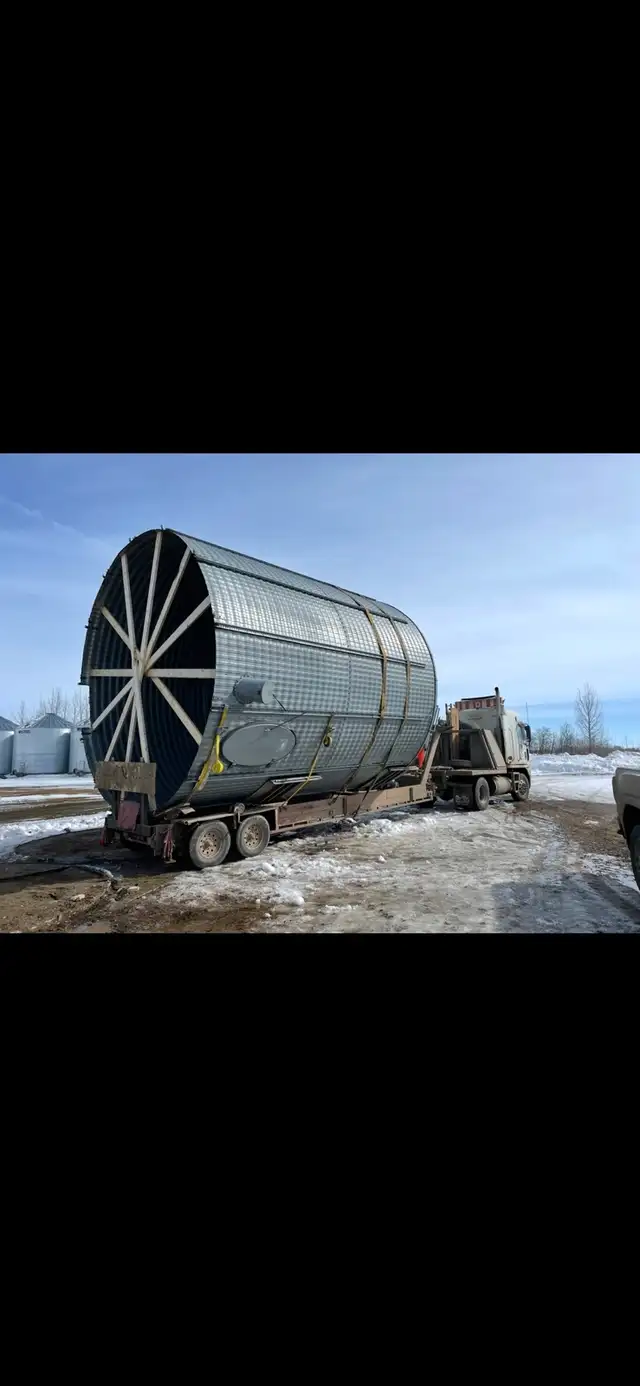 grain bin moving