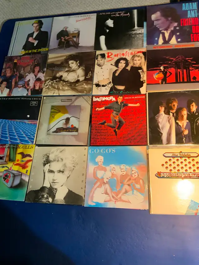 Vinyl records. Rock, pop, punk, new wave, classic rock, country - Photo 2