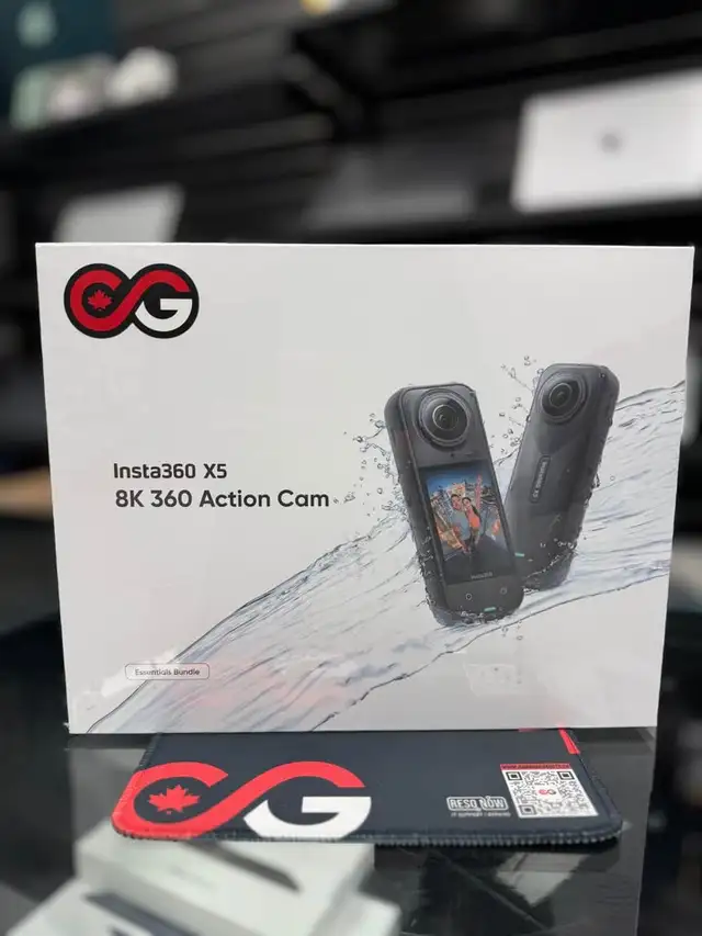 Insta360 X5 Essentials Bundle - Waterproof 8K 360° Action Camera
