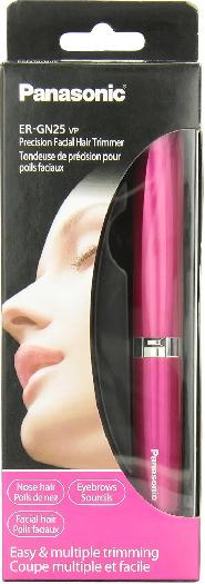 Panasonic ERGN25VP Beauty Precision Facial Hair Trimmer (Pink)