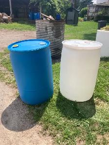 55 gallon blue barrel food grade