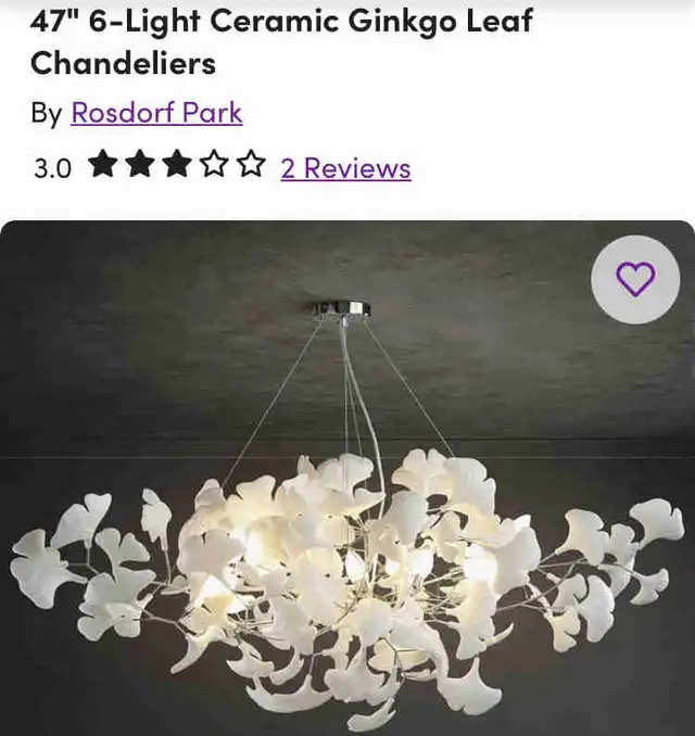 ceiling light / chandelier