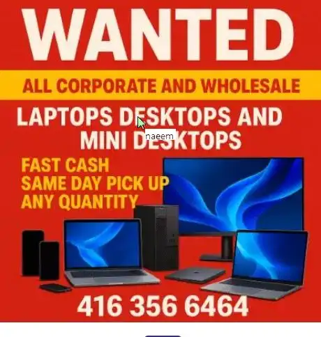 Buying Corporate IT Equipment • Top Cash • Laptops.Desktops.Phon