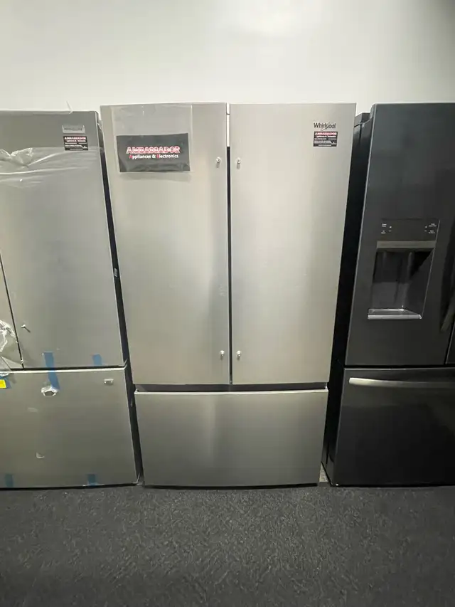 NEW 36" Whirlpool French Door Fridge (Interior Ice Maker) 31 CF