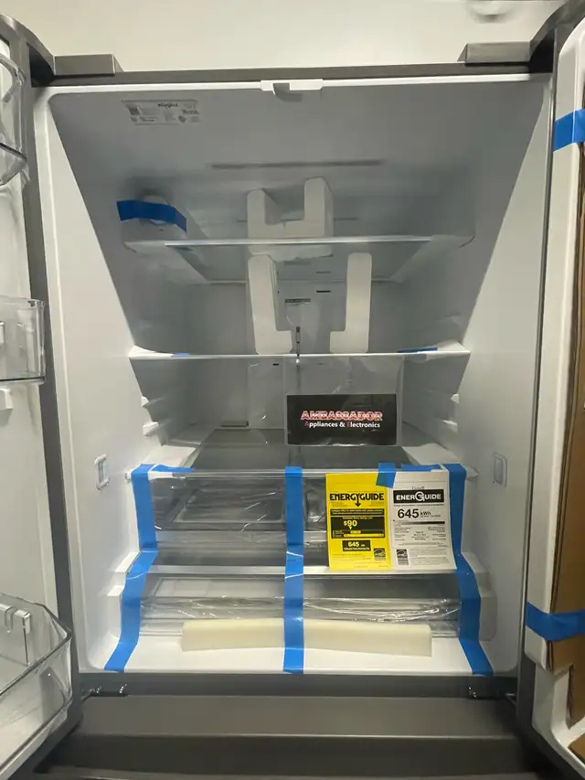 NEW 36" Whirlpool French Door Fridge (Interior Ice Maker) 31 CF - Photo 4