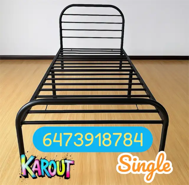 Free delivery new Metal Twin Bed Frame (store closing) 110$ - Photo 2