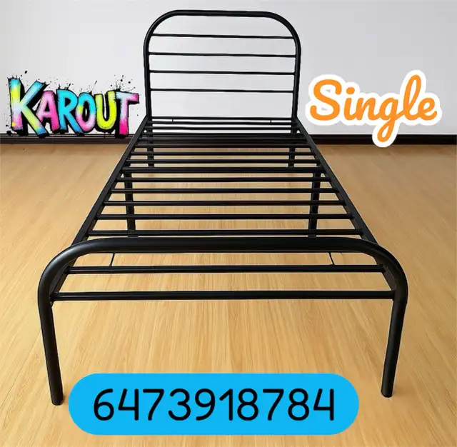 Free delivery new Metal Twin Bed Frame (store closing) 110$ - Photo 3