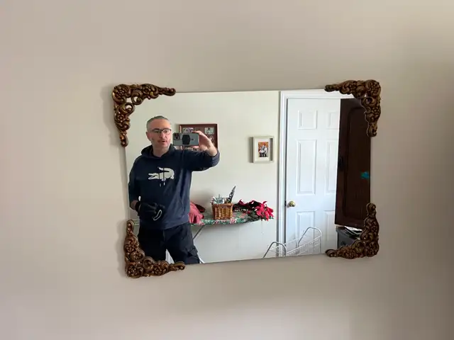 Free delivery used Ornate Decorative Wall Mirror - Photo 2