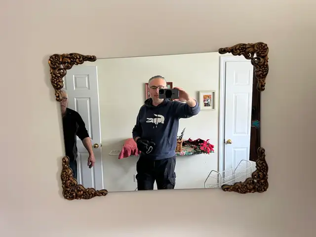 Free delivery used Ornate Decorative Wall Mirror - Photo 4