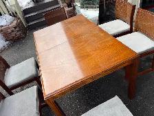 Free delivery used Dining Table and 4 Chairs Set - Photo 3
