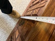 Free delivery used Wooden China Cabinet with Glass Doors - Photo 10