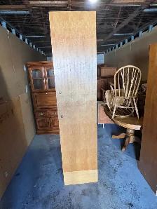 Free delivery used Tall Wooden Cabinet