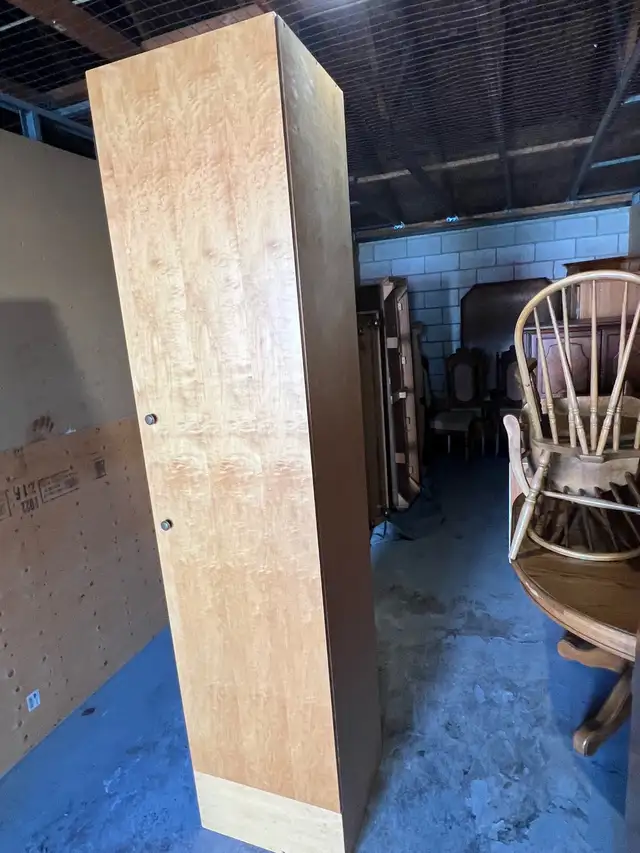 Free delivery used Tall Wooden Cabinet - Photo 3