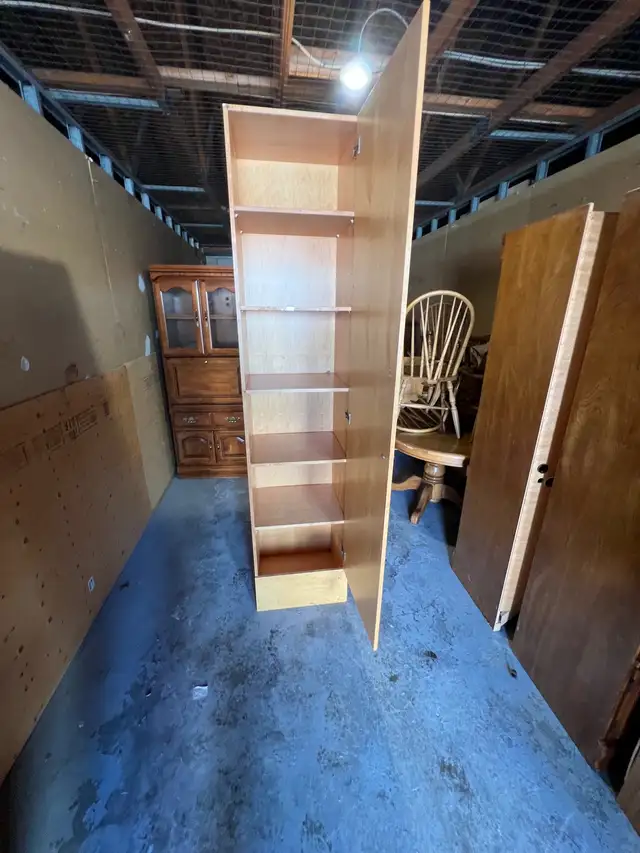 Free delivery used Tall Wooden Cabinet - Photo 6