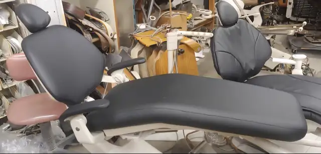 Dental equipment upholstery services