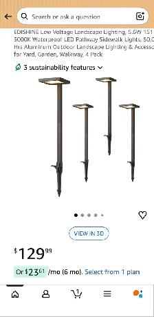 EDISHINE Low Voltage LED Landscape Pathway Light - Photo 8