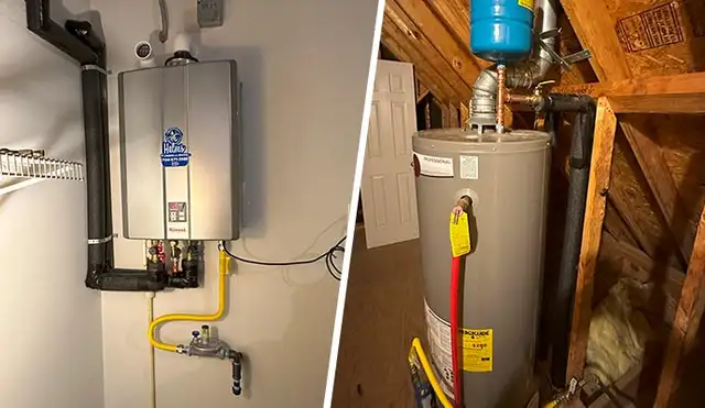 G2 gas fiter tankles water heater AC installs furnace Subcontrac - Photo 2