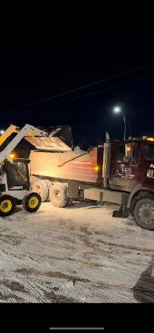 SNOW HAULING DUMP TRUCK