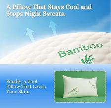 Kodus Home Bamboo Cover Bed Pillow – Queen Size - Photo 3