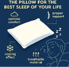 Kodus Home Bamboo Cover Bed Pillow – Queen Size - Photo 6