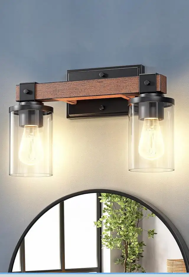 EDISHINE Farmhouse Bathroom Vanity Light