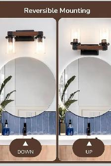EDISHINE Farmhouse Bathroom Vanity Light - Photo 4