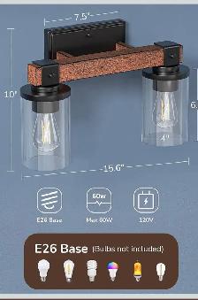 EDISHINE Farmhouse Bathroom Vanity Light - Photo 6
