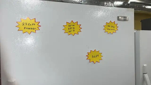 23 ft.³ Frigidaire Huge Very Freezer 30 Days Warranty-Tested - Photo 2