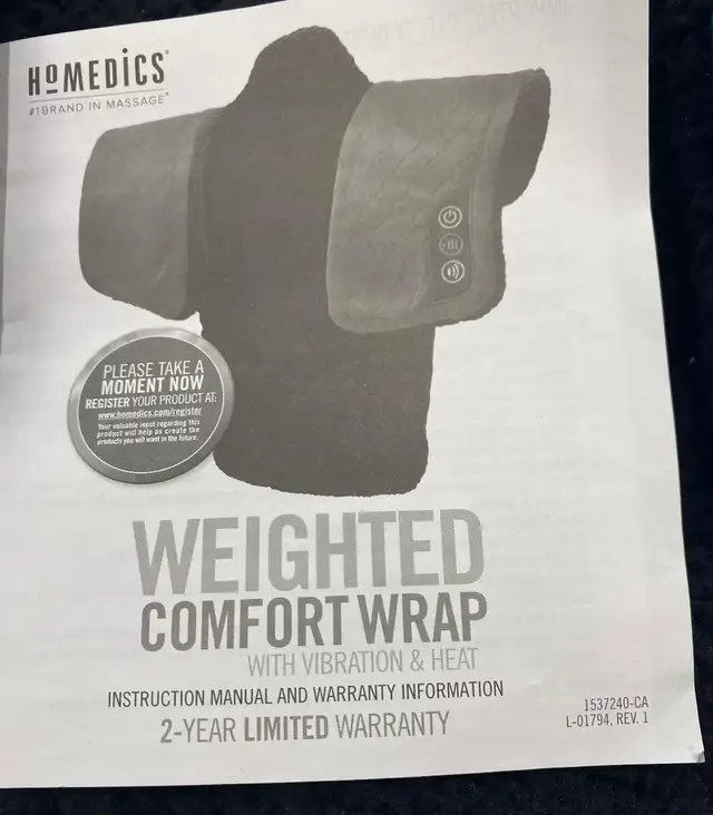 Weighted Comfort Wrap, - Photo 3