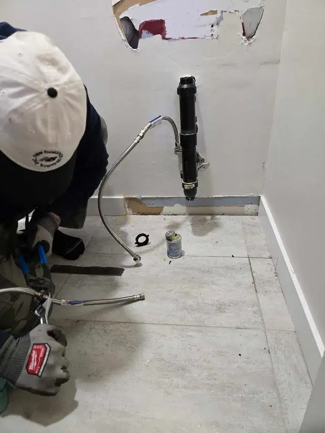 Installation de Vanité   Plomberie