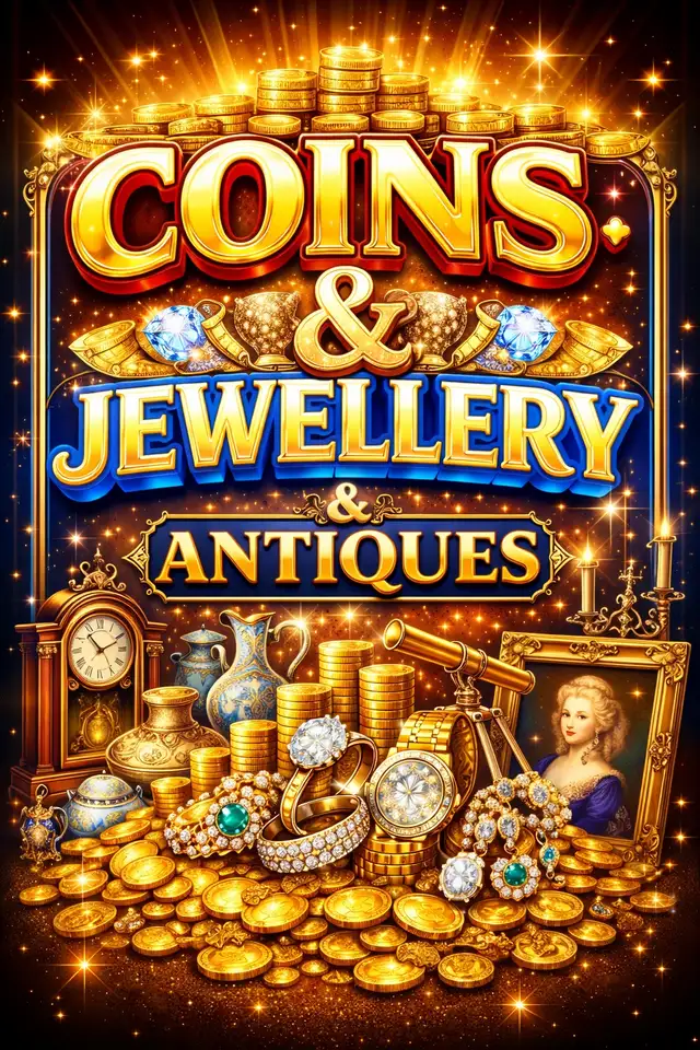 Wanted buying Coins, jewellery, and Antiques