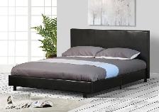Queen Leather platform bed for $179.