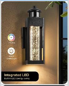 EDISHINE Motion Sensor LED Outdoor Wall Light – Black - Photo 2
