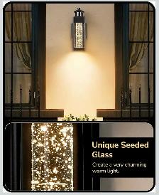 EDISHINE Motion Sensor LED Outdoor Wall Light – Black - Photo 3