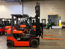 Toyota 360 degree Rotating fork 5500lbs 2 stage/reach 13 feet - Photo 6