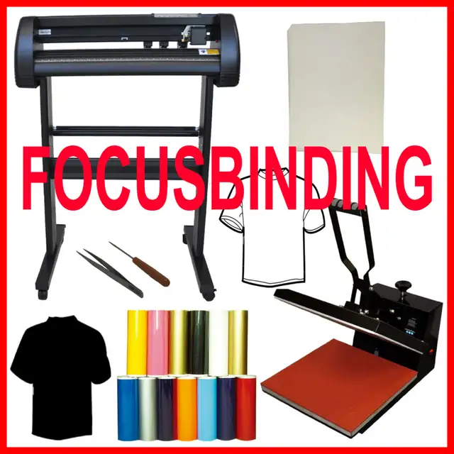 Professional 5in1 Sublimation Heat Press Transfer Printer Bundle