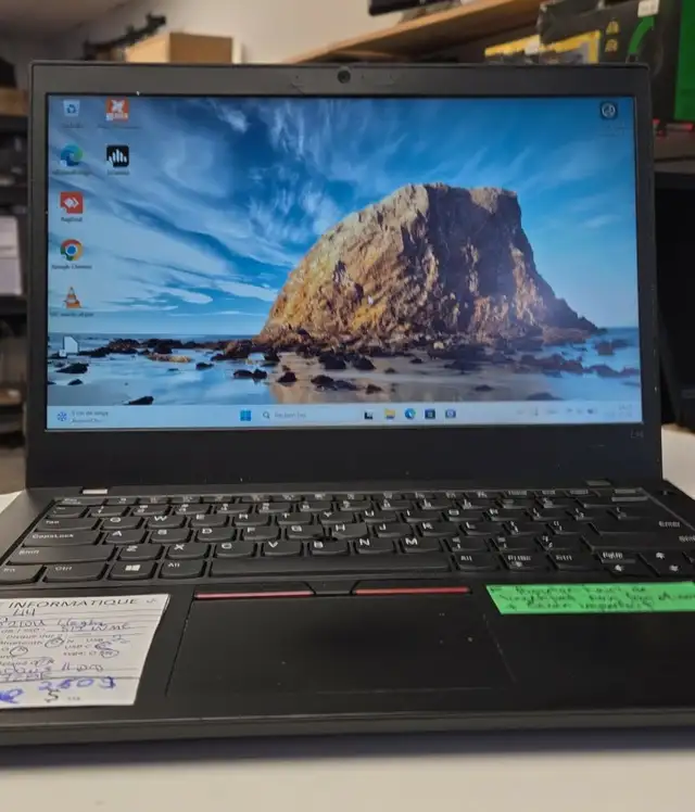 Laptop Lenovo L14 i5-10210U 16Go DDR4 SSD 512Go NVMe 14po HDMI