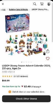 LEGO® Disney Frozen Advent Calendar - Photo 6