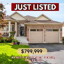 Wasaga Beach Detached Home for Sale – Family House | $799,999