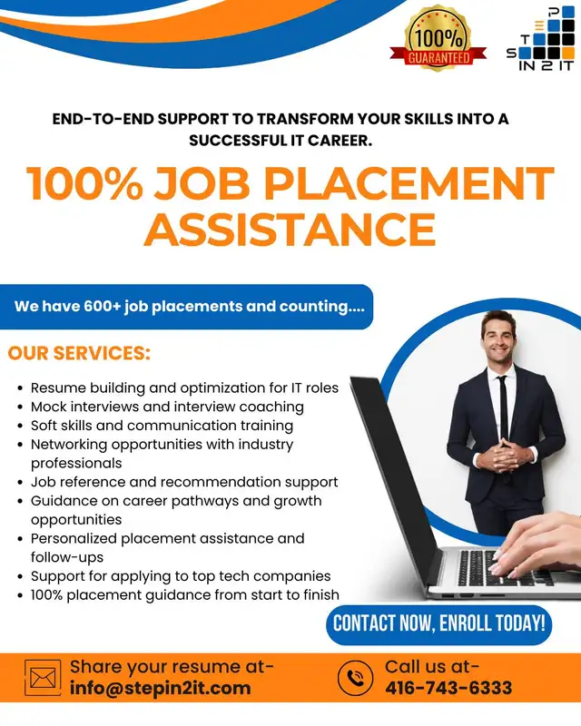 IT Job Placement Assistance – STEPIN2IT (Toronto)