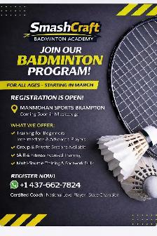 Badminton coaching for Kids and Adults | Beginners to Advanced