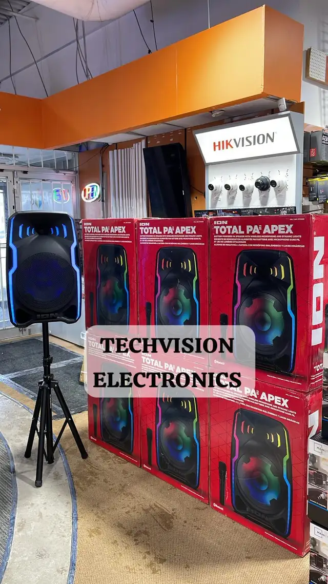 ION Audio Total PA Apex Battery-Powered Speaker Wireless Microph