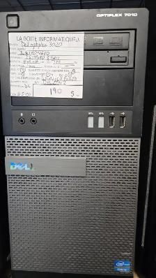 PC de bureau Dell OptiPlex 3020 i5-4590 3,3Ghz 16Go SSD 128G 1To