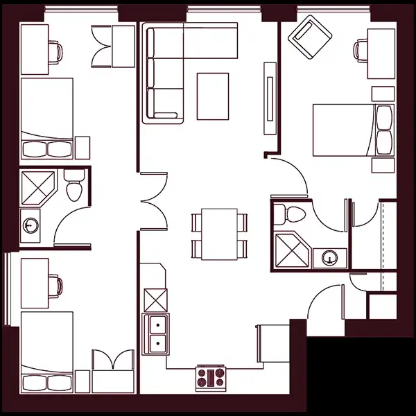 Furnished 3 bed 2 path 1 park at Luxe Condo! - Photo 2