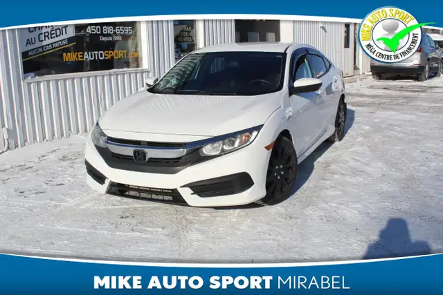 2016 Honda Civic Berline 4 portes, boîte manuelle, LX !