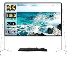 100" Portable Projector Screen with Stand