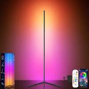 (New)Smart RGB  Led Floor Lamp with APP Or Remote Control, Color