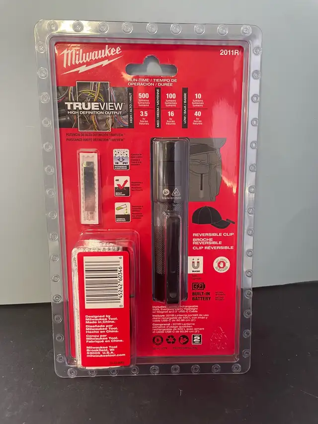 MILWAUKEE RECHARGEABLE FLASHLIGHT 2011R - Photo 2