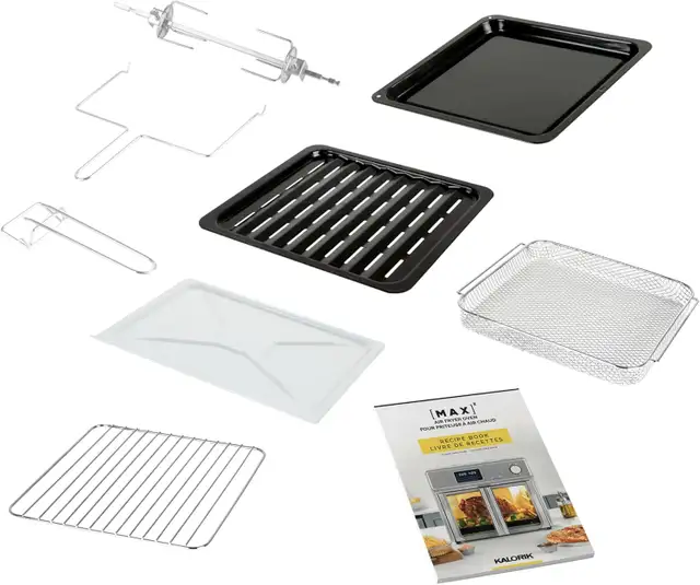 Kalorik MAXX 26 Quart French Door Digital Air Fryer, 10-in-1 - Photo 2